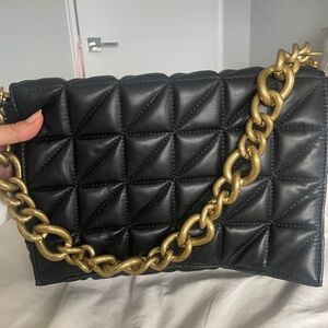 Black Zara purse